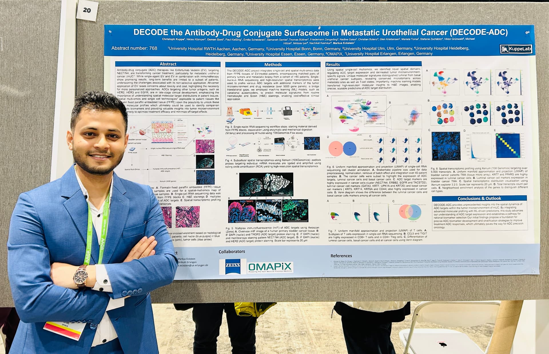 Osman Goni at research conference